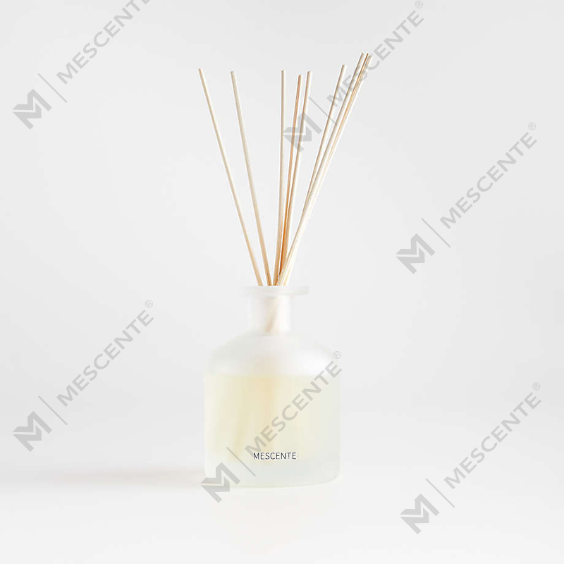 M&Scent luxury private label warna ungu set hadiah penyebar buluh aroma dengan kotak