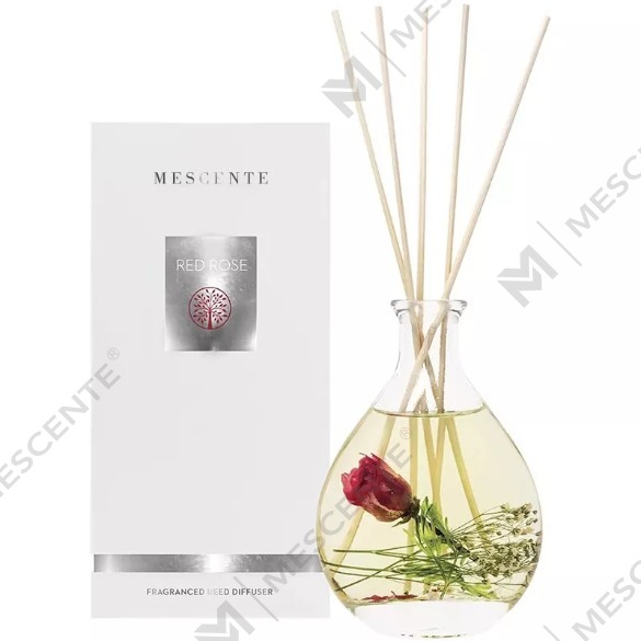 M&Scent borong botol kaca label peribadi mewah set penyebar buluh kayu rotan dengan penyumbat