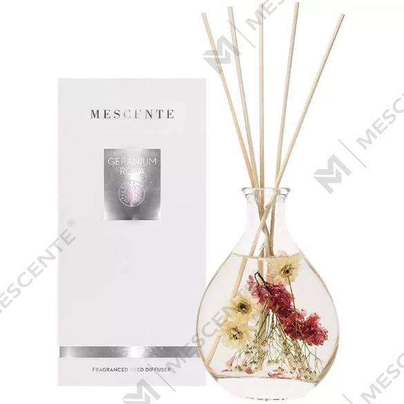 M&Scent borong botol kaca label peribadi mewah set penyebar buluh kayu rotan dengan penyumbat