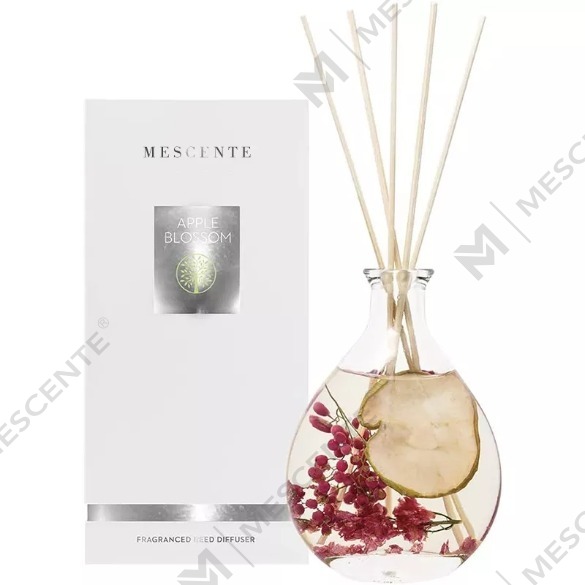 M&Scent borong botol kaca label peribadi mewah set penyebar buluh kayu rotan dengan penyumbat
