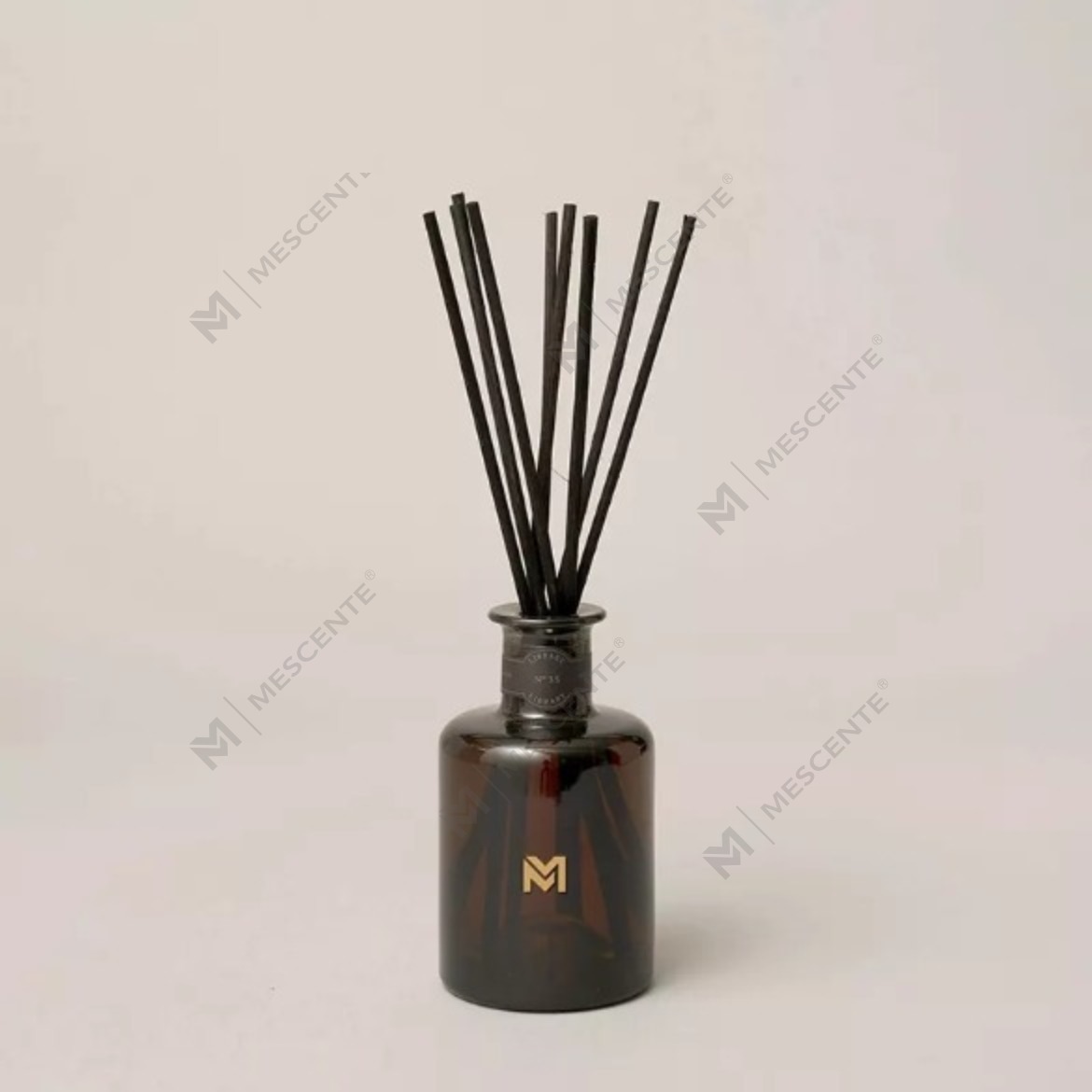 M&Scent borong mewah 500ml penyebar botol hitam Penyebar buluh wangian Reed dengan kotak hadiah