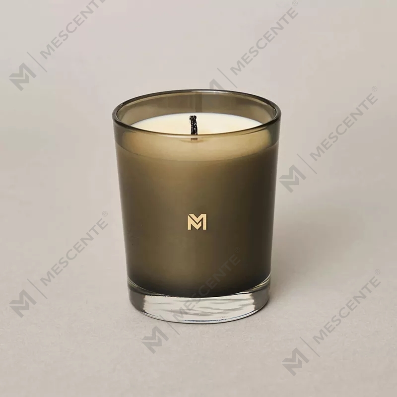 M&Scent Borong Label Peribadi Tersuai Mewah Baru Balang Kristal Krismas Lilin Soya Wangi Kerzen Dengan Penutup