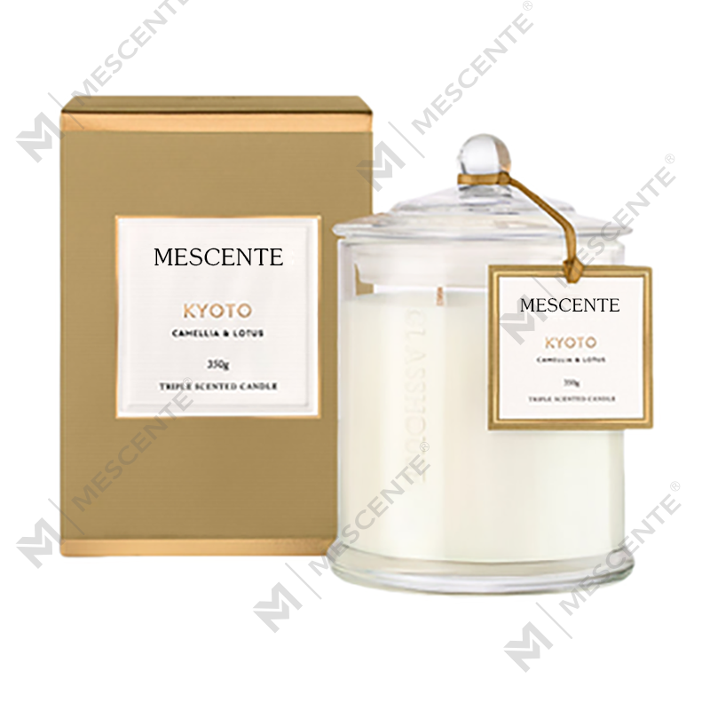M&Scent Borong Mewah Custom Label Persendirian Balang Kubah Krismas Lilin Soya Wangi Dengan Tudung